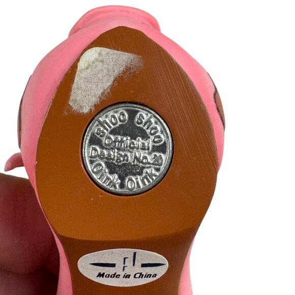 Willow Hall Shoo Shoo Figurine – Oink Oink – Pig High Heel Shoe #20 - Picture 8 of 8